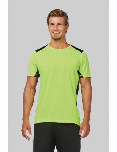 T-shirt de sport bicolore...