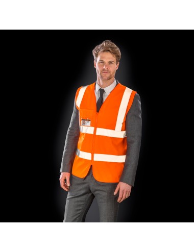 Gilet de sécurité zippé