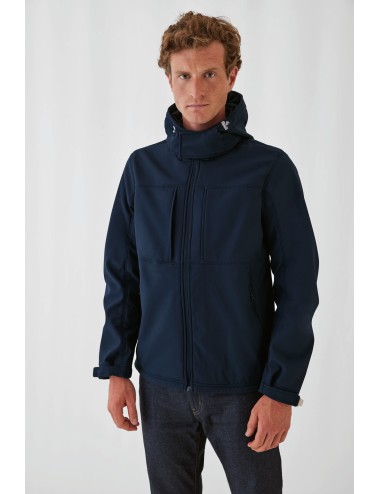 VESTE SOFTSHELL CAPUCHE HOMME