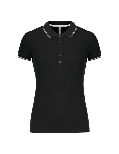 Polo manches courtes femme