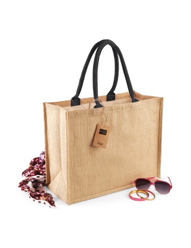 Sac shopping classique en jute