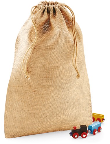 Sac à cordelette en jute