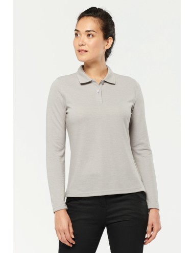 Polo manches longues femme