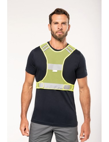 Gilet en filet fluorescent