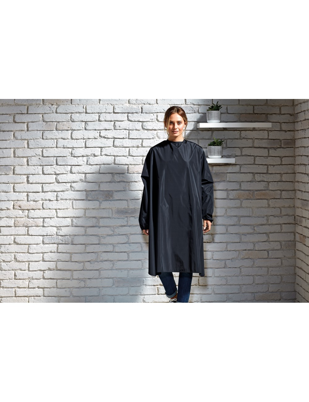 Robe de salon imperméable manches longues