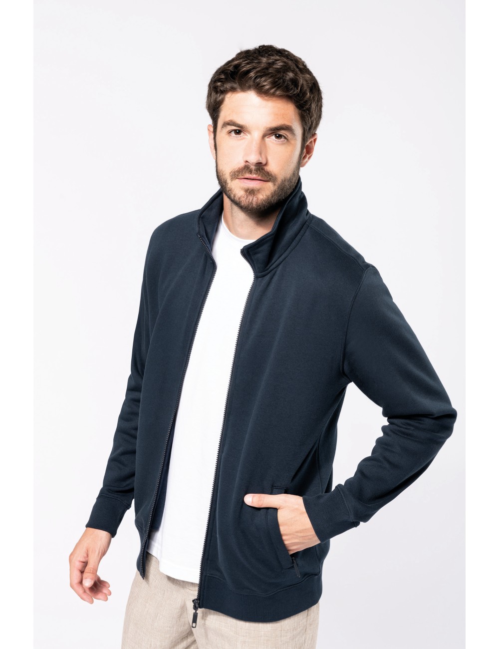 Veste molleton gratté homme