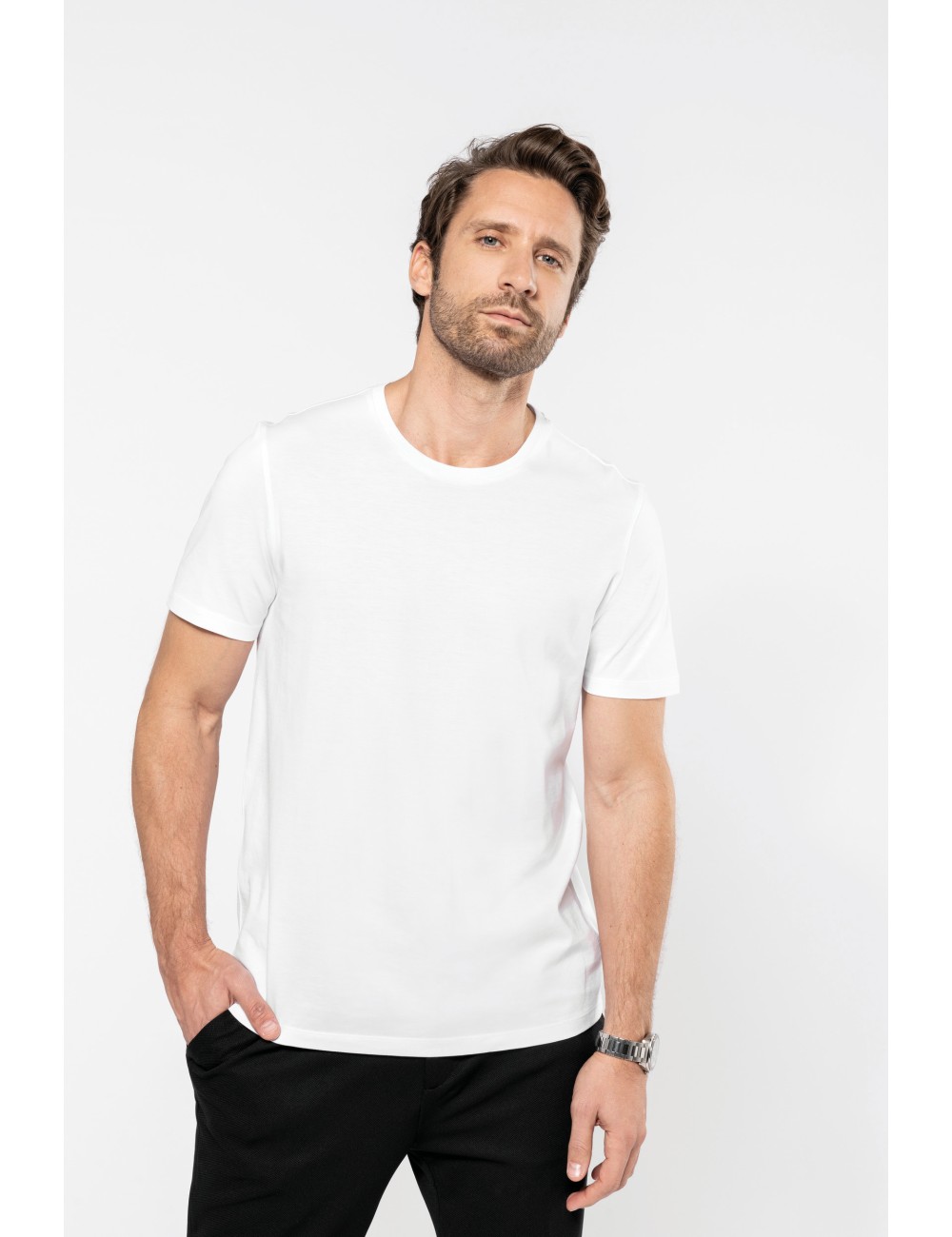 T-shirt Supima® col rond manches courtes homme