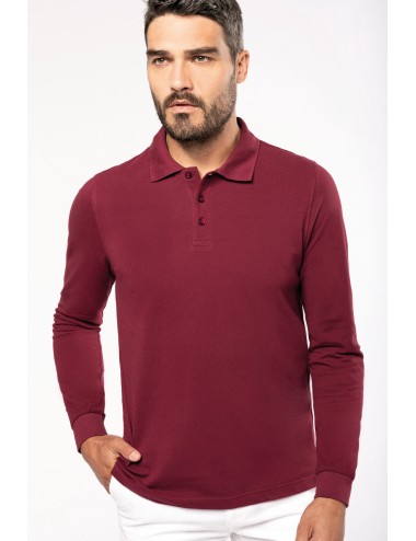 Polo manches longues homme