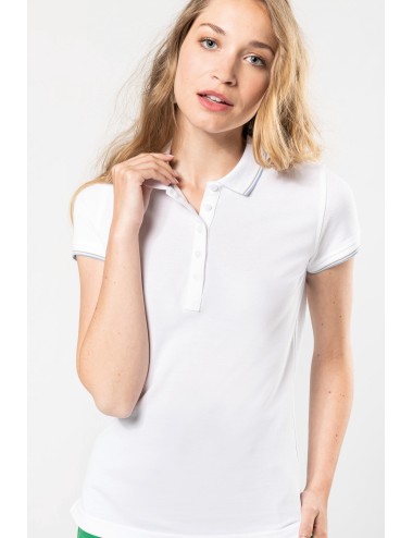 Polo manches courtes femme