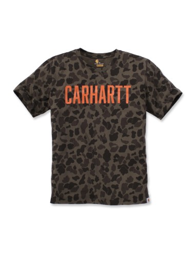 T-shirt logo Camo block