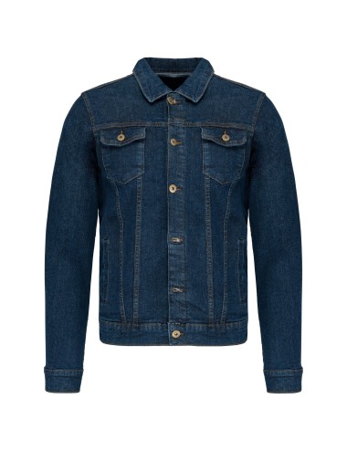 Blouson denim non doublé homme