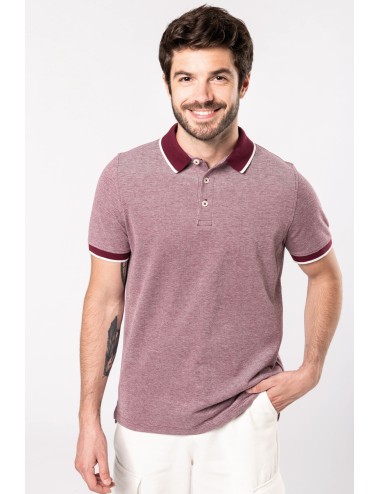 Polo bicolore homme