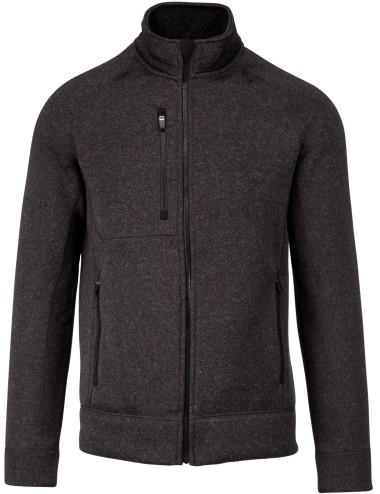 Veste zippée chinée homme