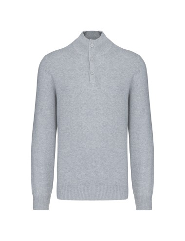 Pullover premium col boutonné