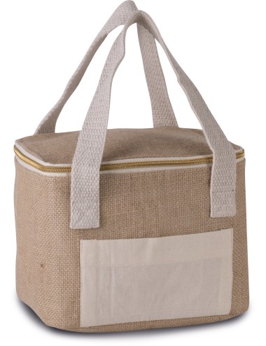 Sac isotherme en jute - petit modèle