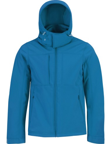 VESTE SOFTSHELL CAPUCHE HOMME