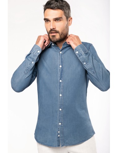 Chemise denim homme