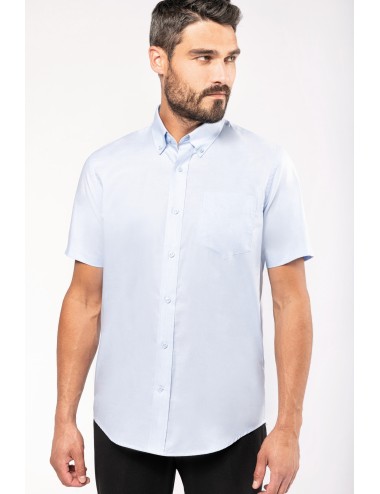 Chemise oxford manches courtes