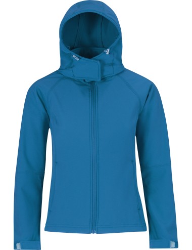 VESTE SOFTSHELL CAPUCHE FEMME