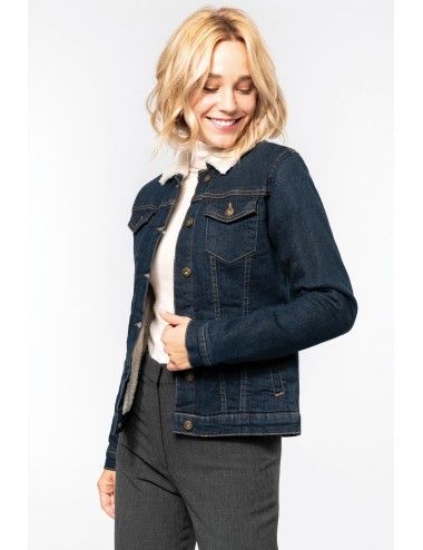 Veste denim doublée sherpa...