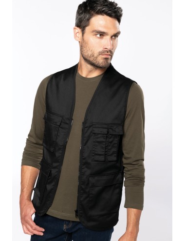 Gilet multipoches non doublé