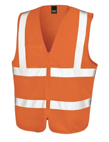 Gilet de sécurité zippé