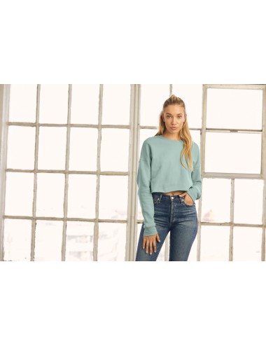 Sweat-shirt crop femme