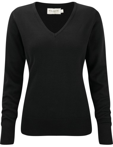 PULLOVER FEMME COL V