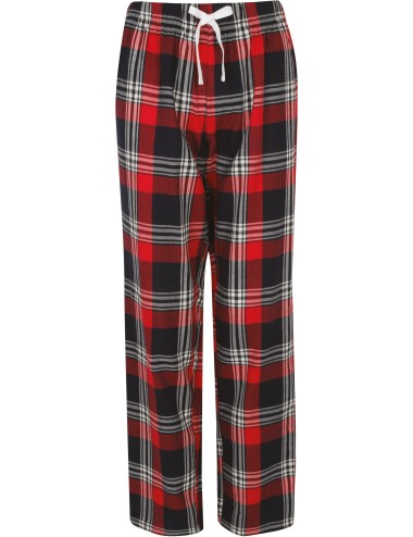 Pantalon femme à motif tartan