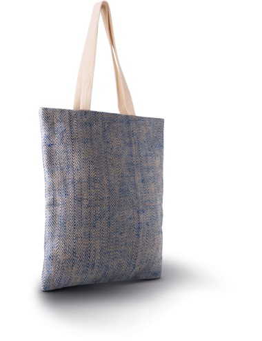 Sac en toile de jute teint...