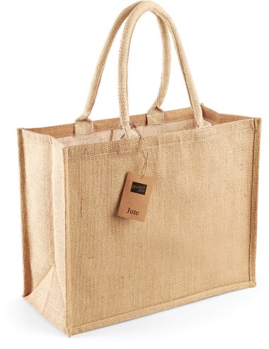 Sac shopping classique en jute