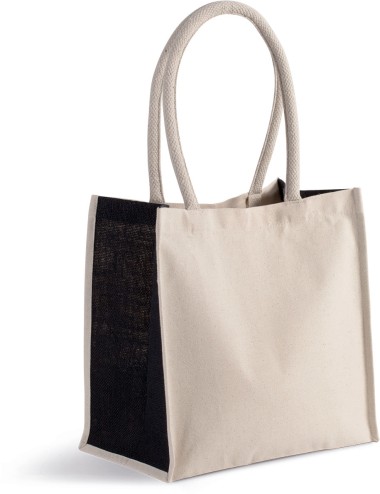 Sac cabas en coton / jute -...