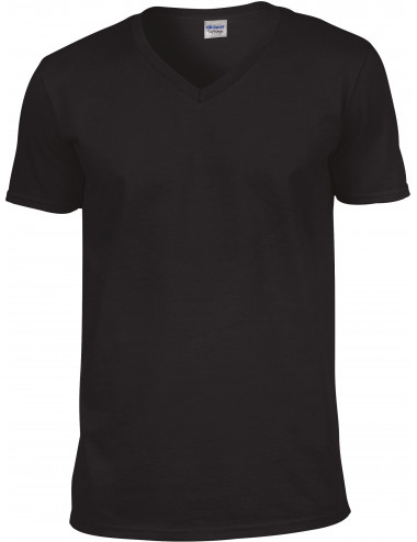 T-SHIRT HOMME COL V SOFTSTYLE