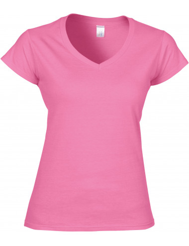 T-SHIRT FEMME COL V SOFTSTYLE