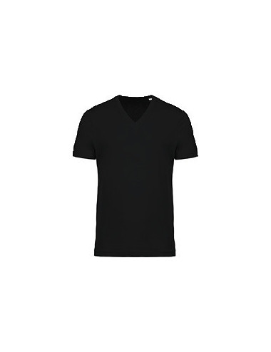 T-shirt coton Bio col V homme