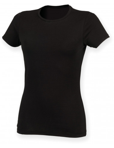 T-SHIRT FEMME COL ROND FEEL...