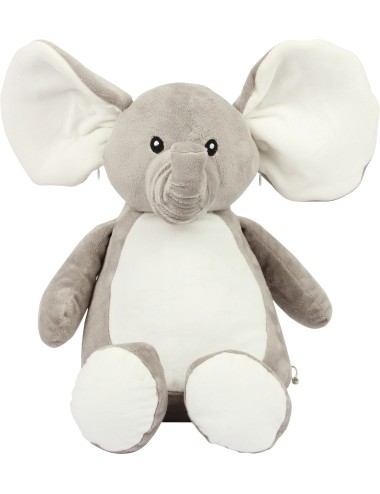 Peluche zippée Éléphant